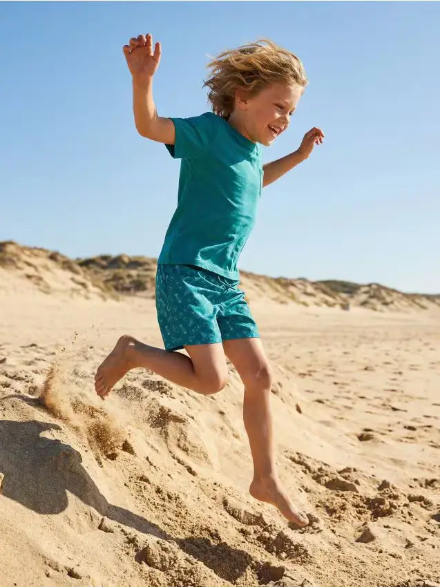 Pantaloncini mare - verde petrolio