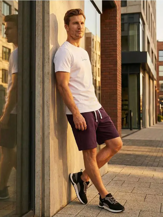 Pantaloncini - maroon