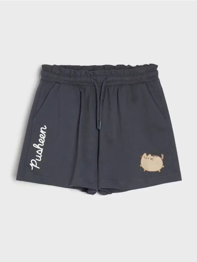 Pantaloncini paperbag Pusheen the Cat - antracite