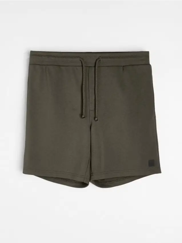 Pantaloncini sportivi con cordino - khaki