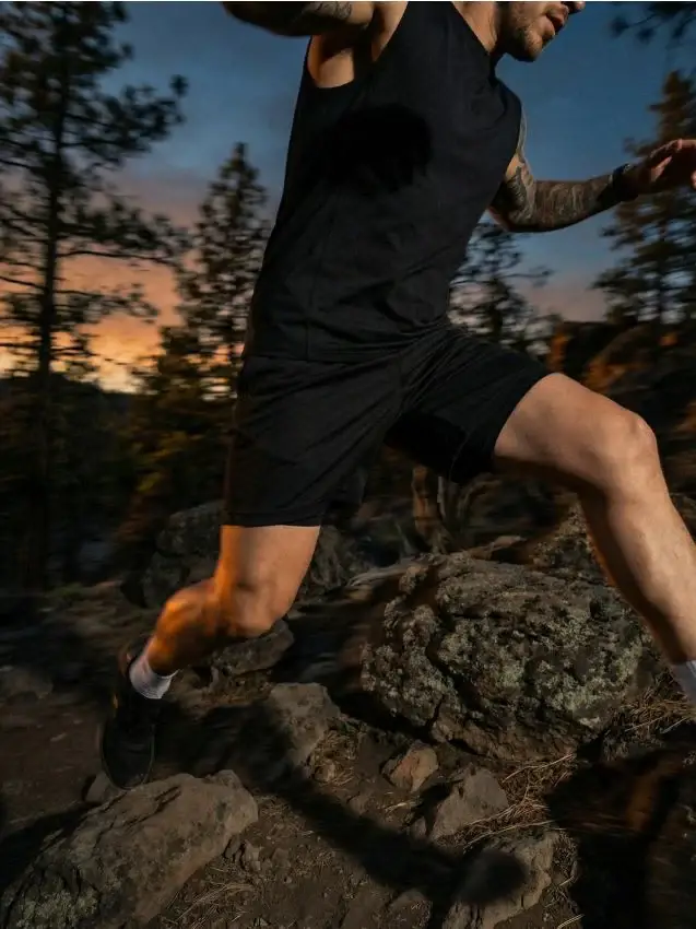 Pantaloncini sportivi - nero