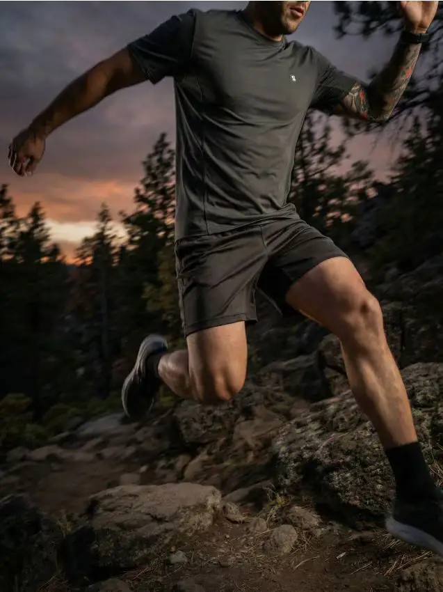 Pantaloncini sportivi - verde scuro