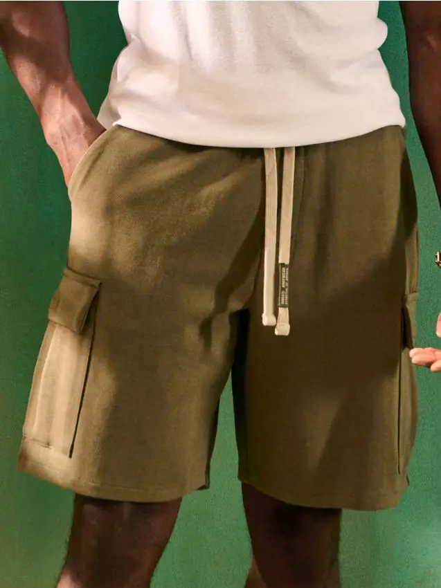 Pantaloncini - verde scuro