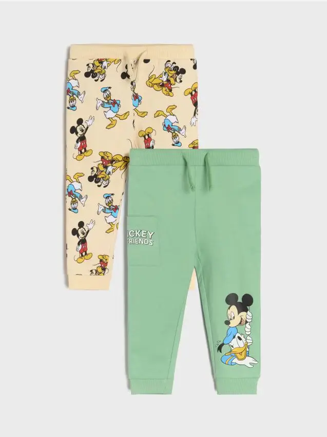 Pantaloni 2 pack Mickey Mouse - verde fresco