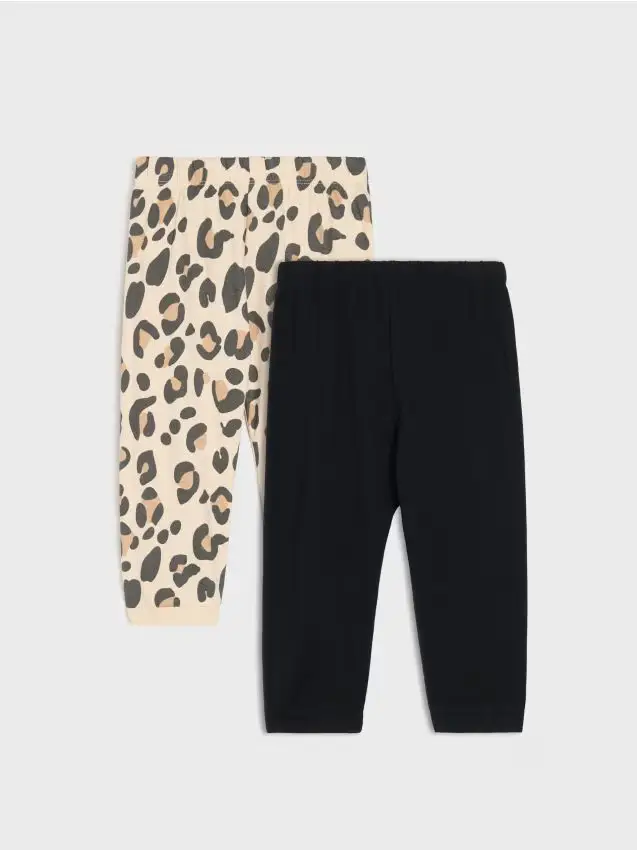 Pantaloni 2 pack - nude