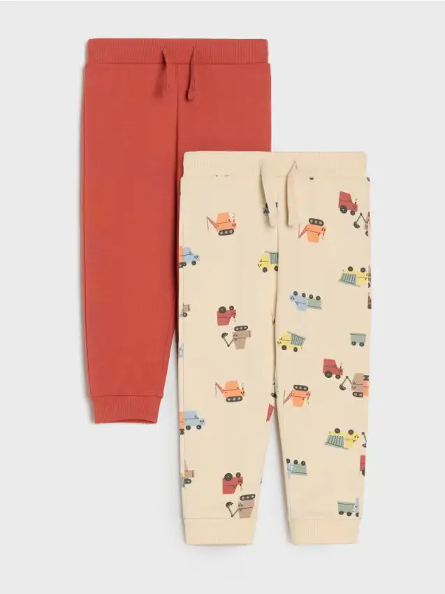 Pantaloni 2 pack - nude