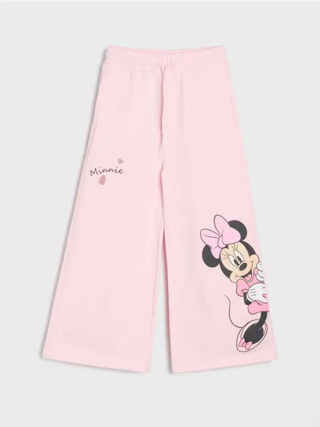 Pantaloni a gamba ampia Minnie Mouse - rosa pastello