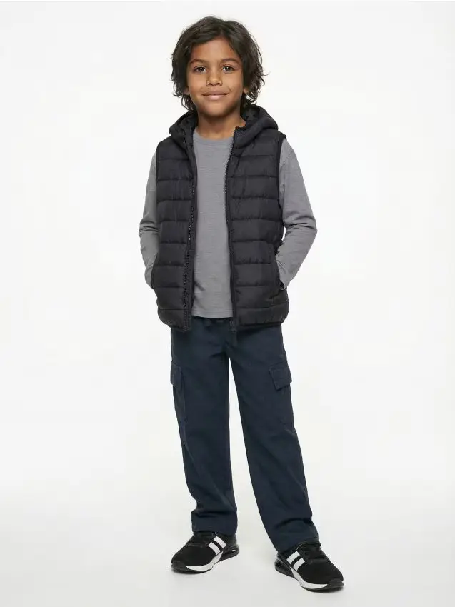 Pantaloni a gamba dritta - blu scuro