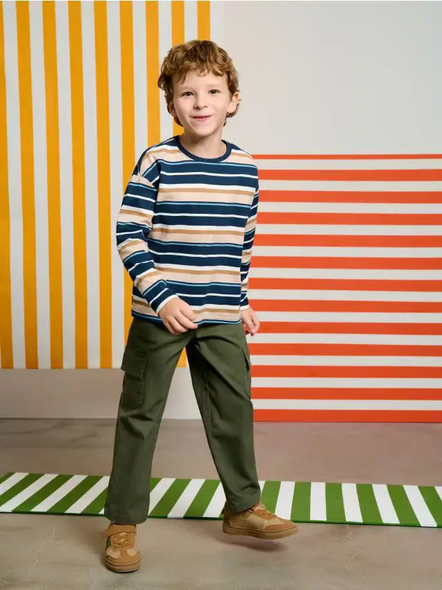 Pantaloni a gamba dritta - verde