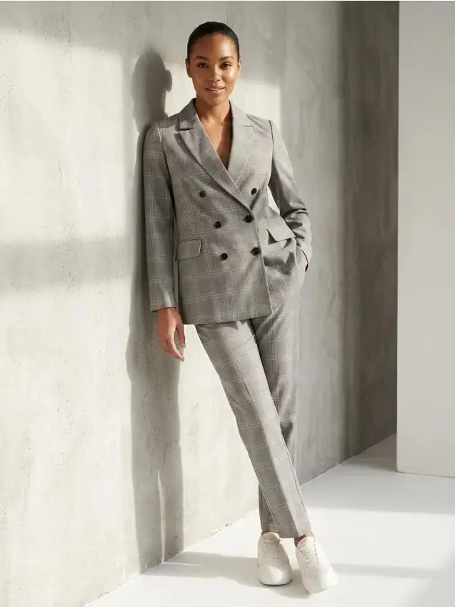 Pantaloni a quadri - multicolor