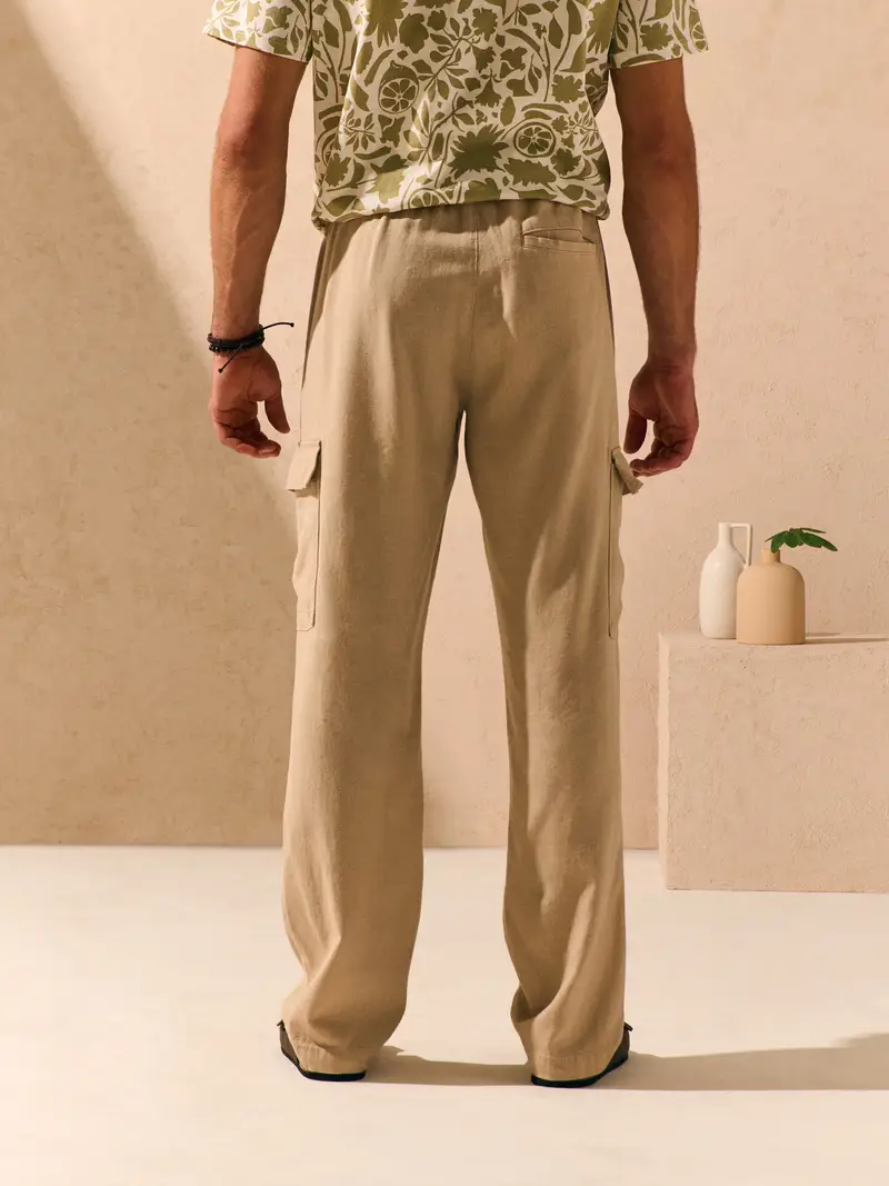 Pantaloni - beige miniatura 4