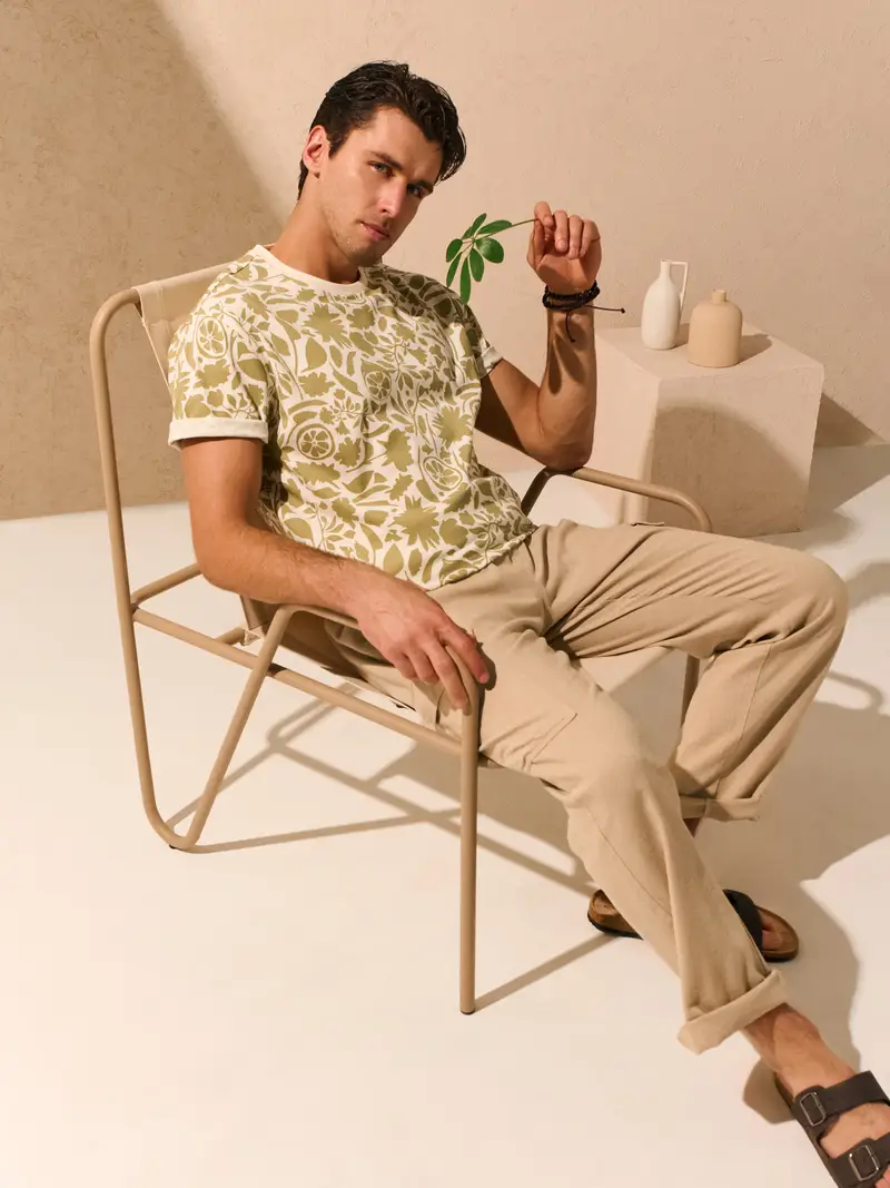 Pantaloni - beige miniatura 5