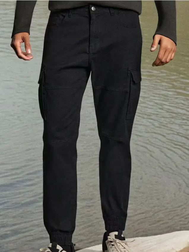 Pantaloni cargo - nero