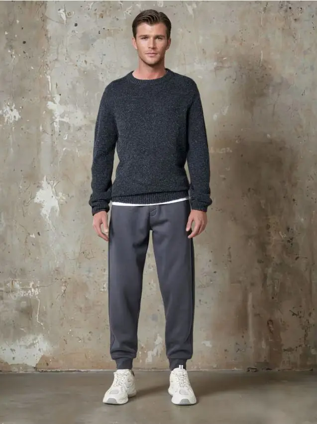 Pantaloni comfort fit - green spruce