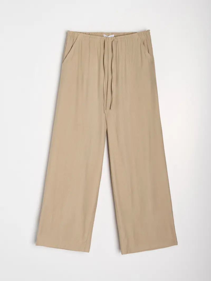 Pantaloni con viscosa - caffè Caffè miniatura 5