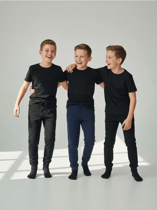 Pantaloni confezione da 3 - blu scuro