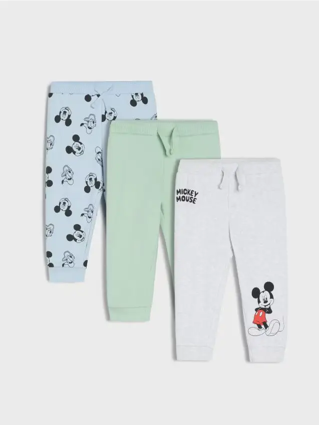 Pantaloni confezione da 3 Mickey Mouse - blu