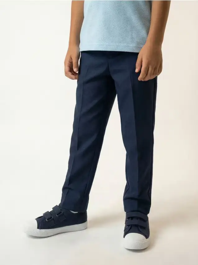 Pantaloni da abito in stile chino - blu scuro