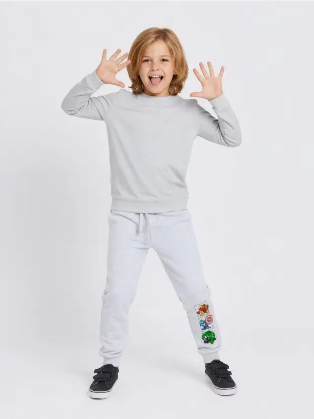 Pantaloni da tuta Avengers - grigio chiaro