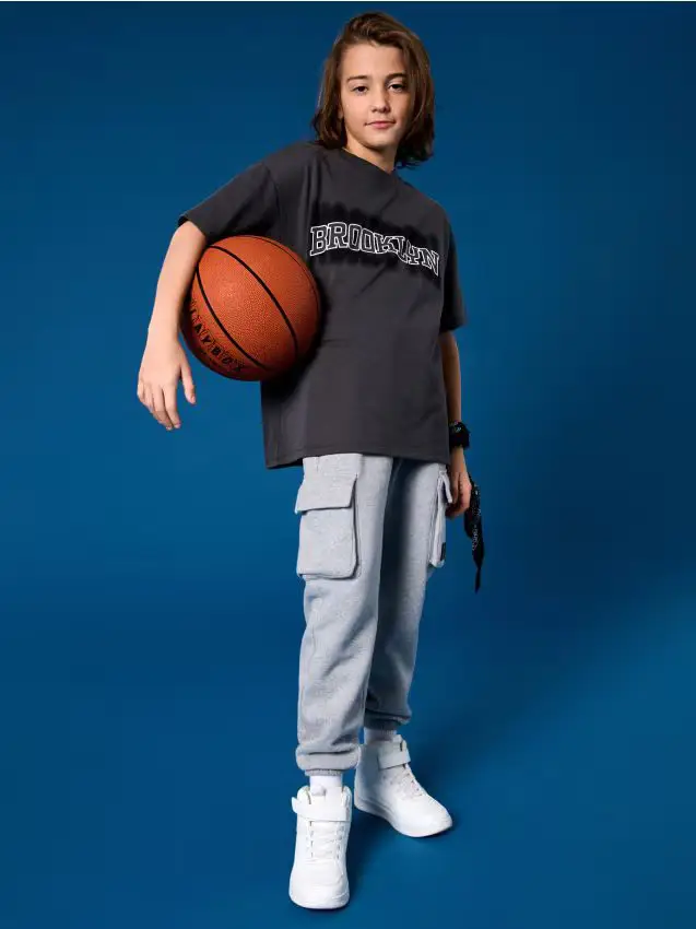 Pantaloni da tuta - grigio medio