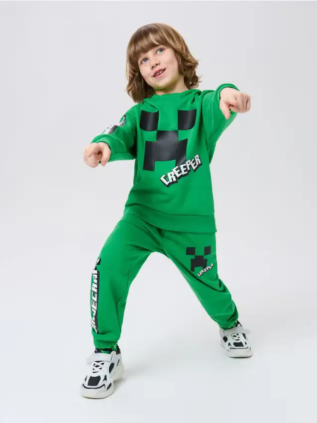 Pantaloni da tuta jogger Minecraft - verde