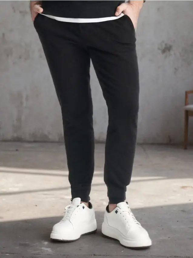 Pantaloni da tuta jogger slim - nero