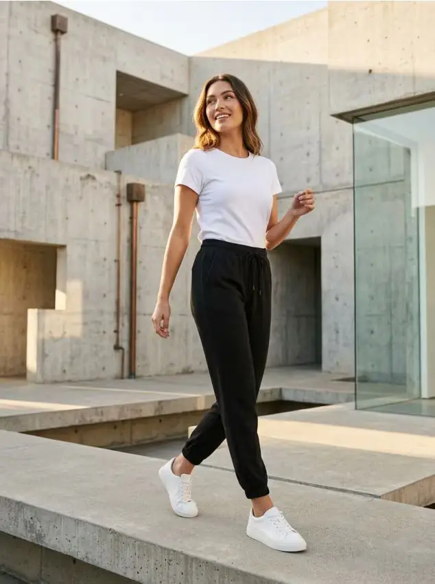 Pantaloni da tuta - nero