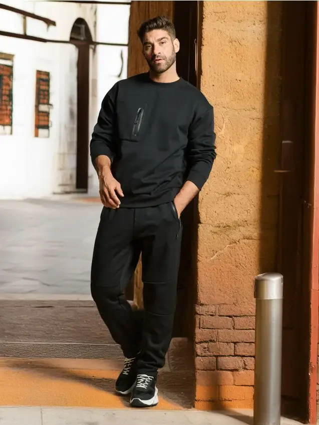 Pantaloni da tuta - nero