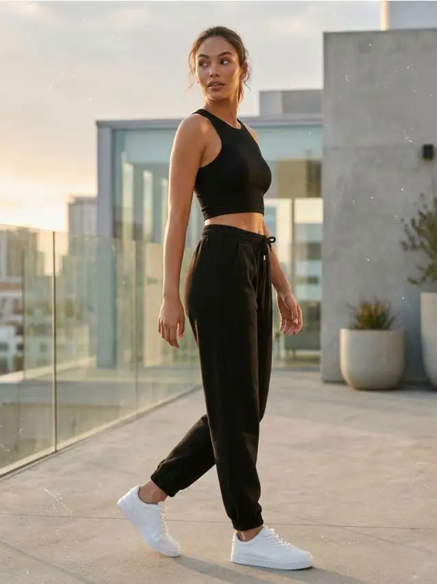 Pantaloni da tuta - nero