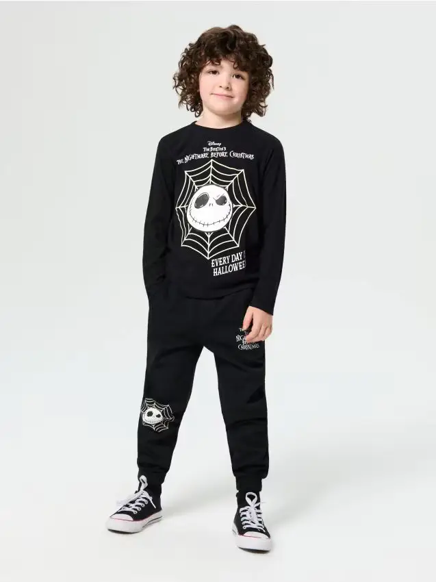 Pantaloni da tuta Nightmare Before Christmas - nero