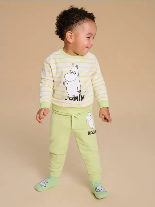 Pantaloni da tuta The Moomins - verde chiaro