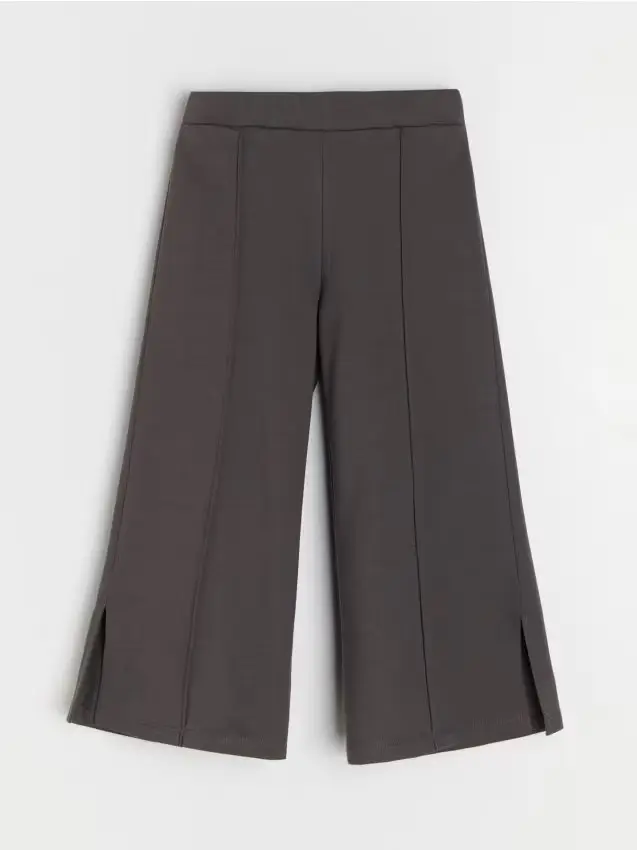 Pantaloni della tuta a gamba larga - antracite