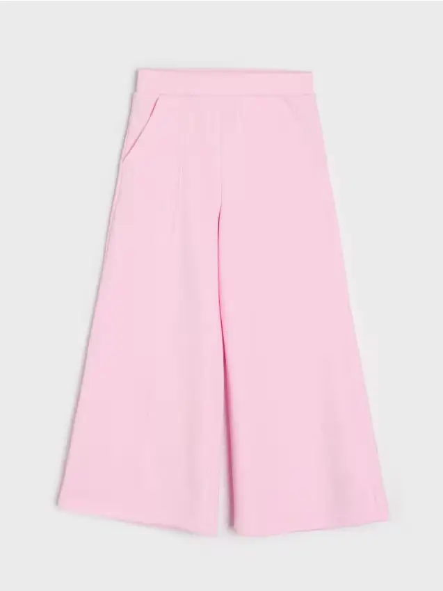 Pantaloni della tuta a gamba larga - rosa