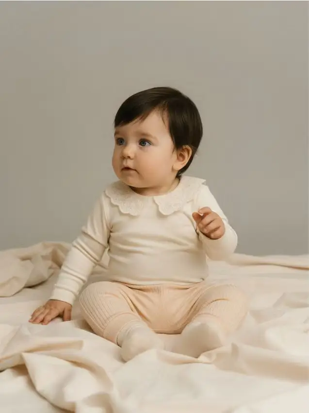 Pantaloni della tuta in cotone - nude