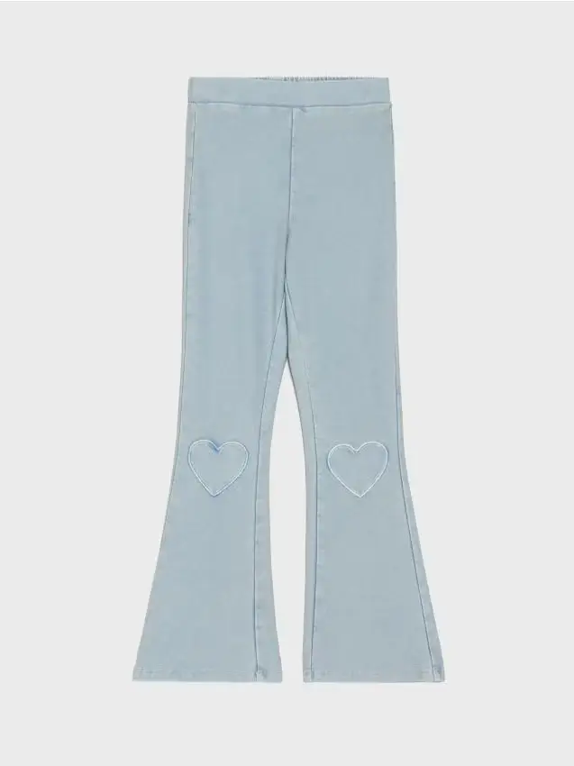Pantaloni flare - blu