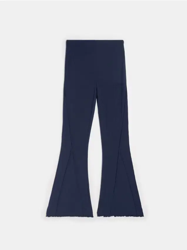 Pantaloni flare - blu scuro