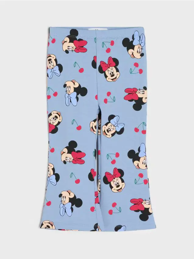 Pantaloni flare fantasia Minnie Mouse - azzurro