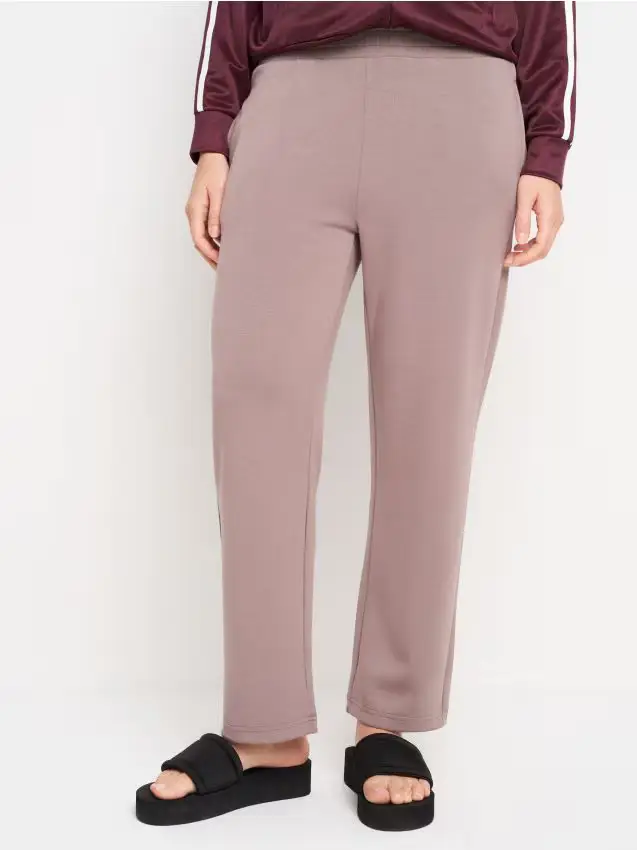 Pantaloni in morbida maglia Soft Touch con viscosa - caffè Caffè