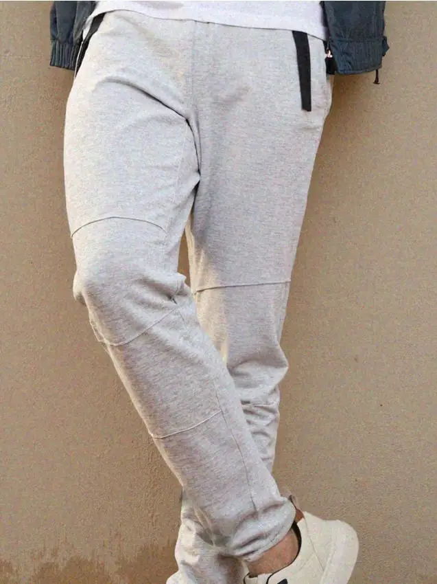 Pantaloni jogger da tuta - grigio chiaro