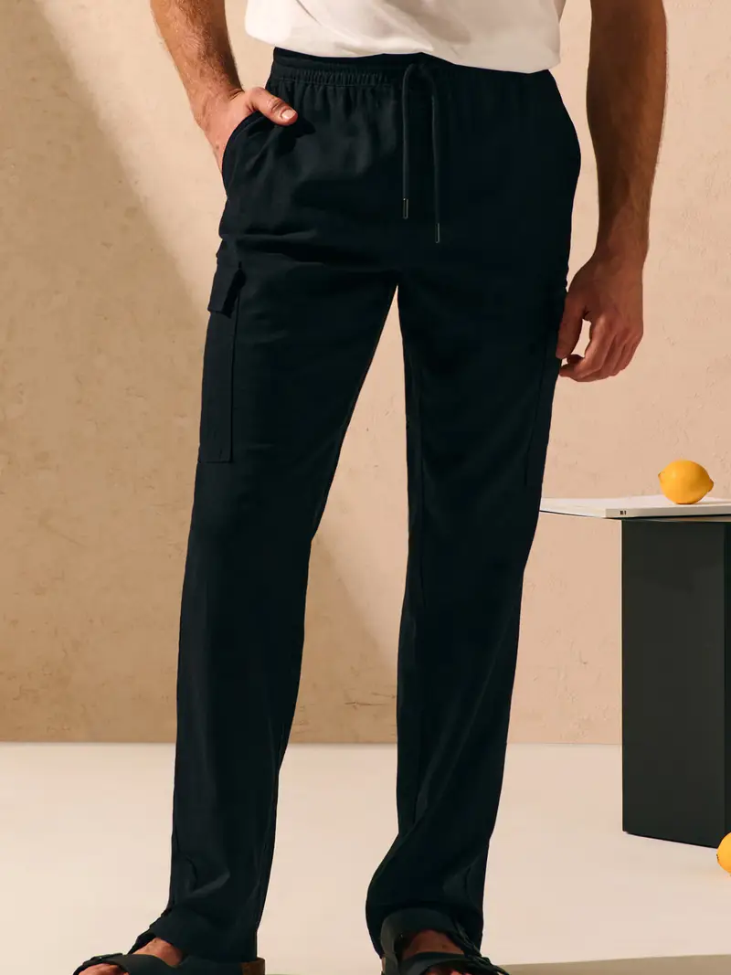 Pantaloni - nero miniatura 2