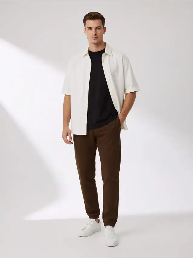 Pantaloni regular fit - caffè Caffè