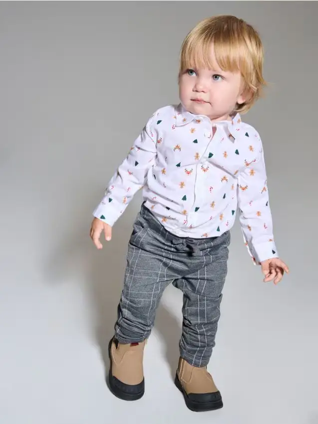 Pantaloni regular - grigio scuro