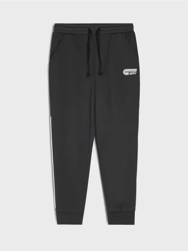 Pantaloni slim - nero
