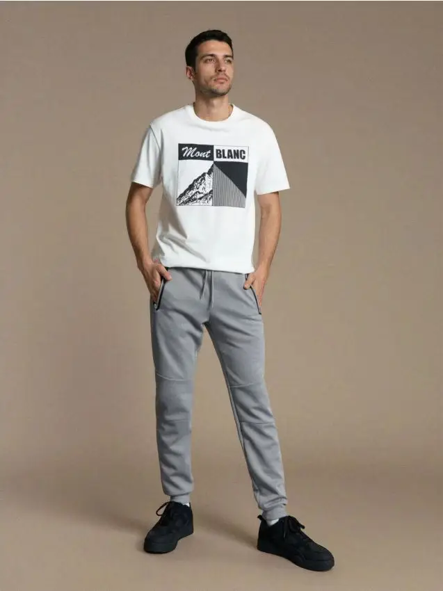 Pantaloni sportivi - grigio medio