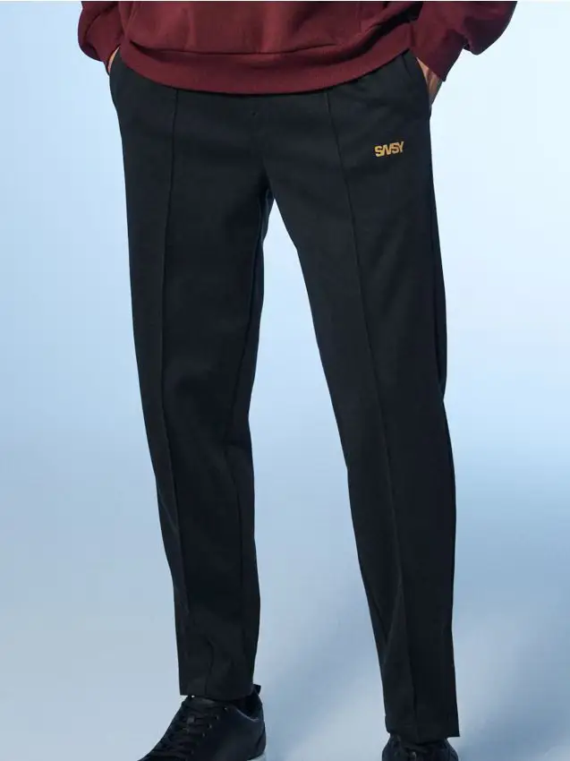 Pantaloni tapered fit - blu scuro