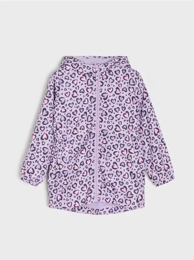Parka con cappuccio - lavanda