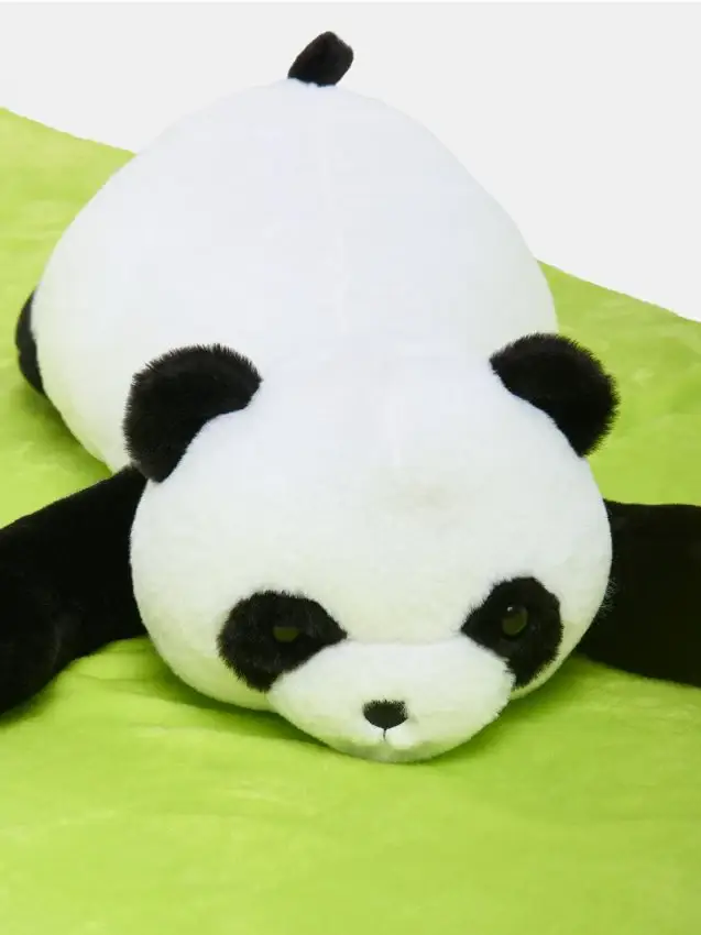Peluche a forma di panda con coperta - multicolor