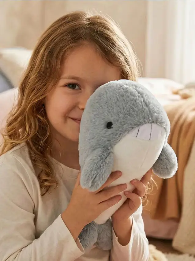 Peluche balena - grigio chiaro