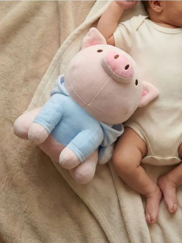 Peluche maialino in costume - multicolor