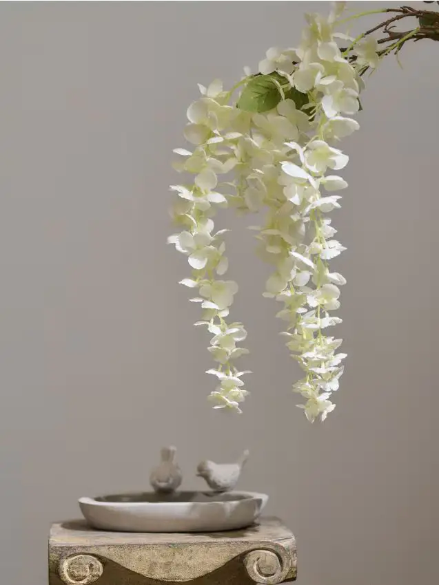 Pianta decorativa a forma di rametto - bianco